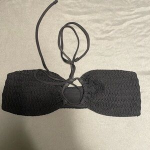 black bikini top